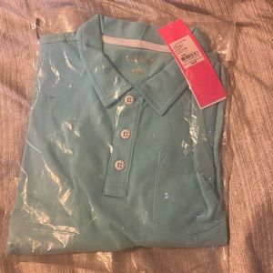 Lilly Pulitzer Boys Polo Shirt Size Large